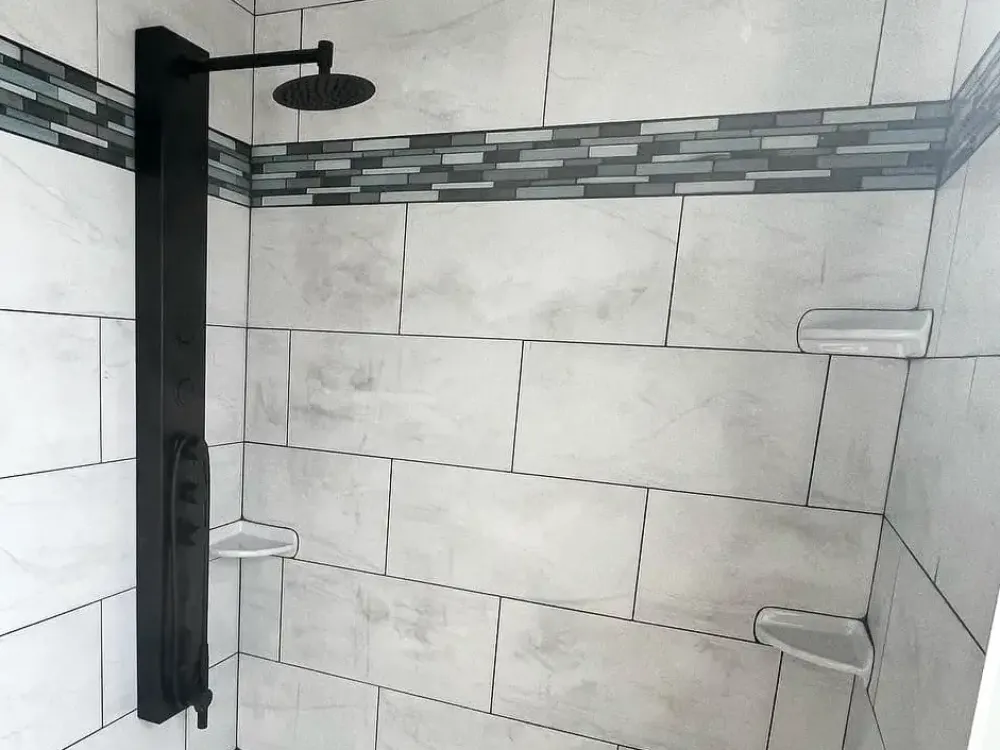 Shower tub remodel after