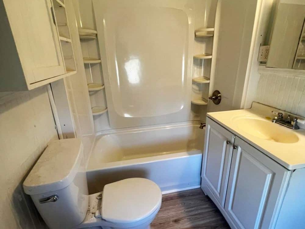 Bathroom remodel after