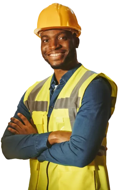 Professional construction worker