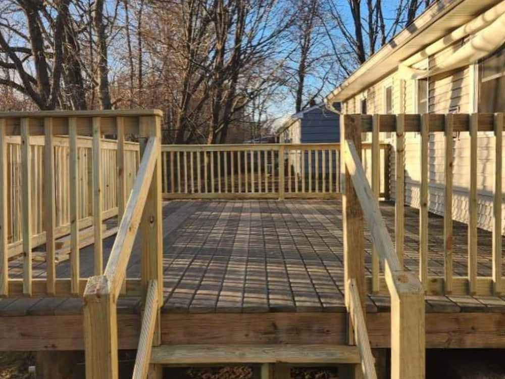 Deck build after