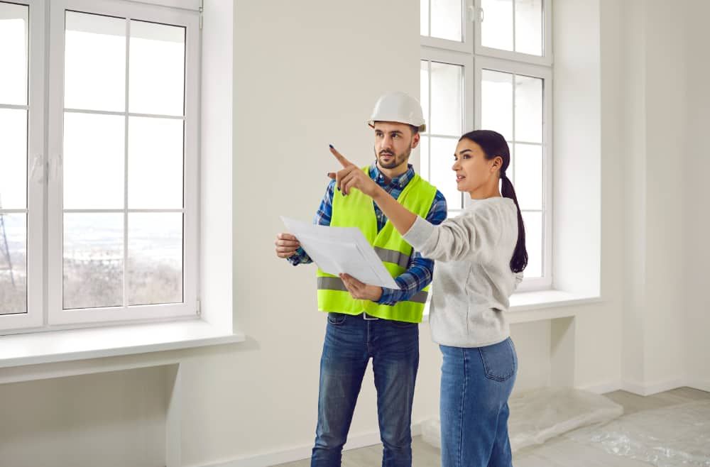 Homeowner and builder